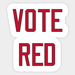 Vote Red 2024 Sticker